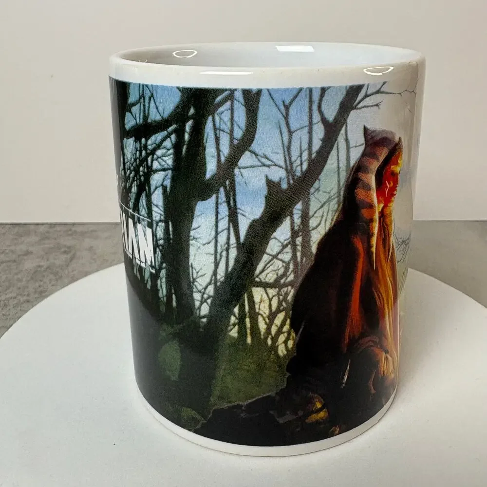 Star Wars Mandalorian Mug Ahsoka Tano Grogu Baby Yoda Forest Scene Disney